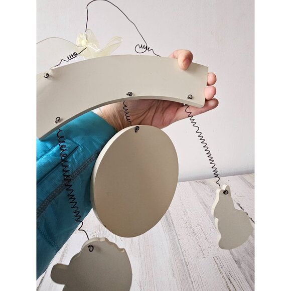 Victoria trading Easter sign bunny rabbit chick spring decor shabby chic vintage - Picture 8 of 10